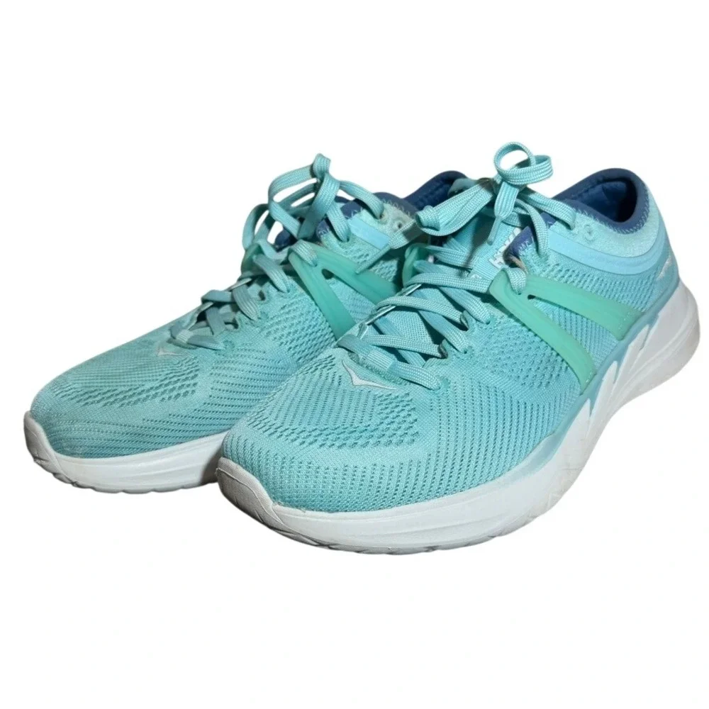 Hoka One One Tivra Womens Training Shoes‎ Aqua Sky White 1099735 ASWB Size 11